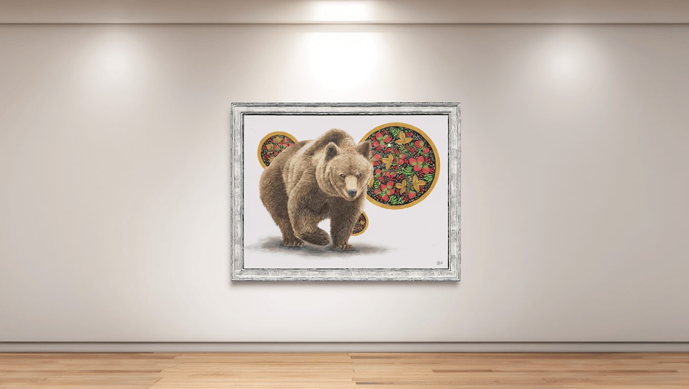Работа Строгановой , выставка Legat Art;